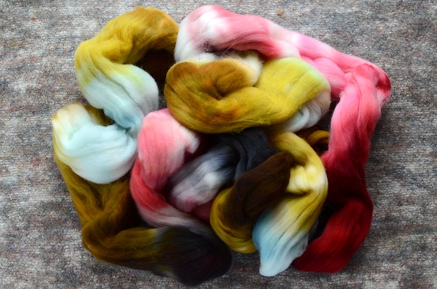 Image of "Heavy Footsteps" Rambouillet Spinning Fiber - 4 oz.