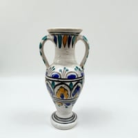 Image 1 of Vase en céramique méditerranéen amphore vintage peint à la main - vase berbère 