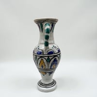 Image 5 of Vase en céramique méditerranéen amphore vintage peint à la main - vase berbère 