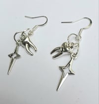 Image 4 of Little TOOTH Faerie Earrings