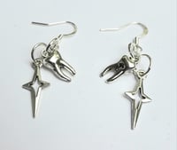 Image 1 of Little TOOTH Faerie Earrings