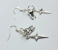 Image 3 of Little TOOTH Faerie Earrings