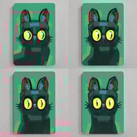 Image 1 of Cat Animation - Original Paintings, 4" x 6" Each 