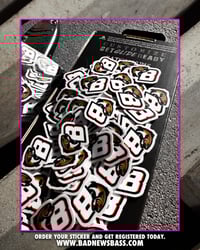 Image 2 of CHOMP ON TROUT STICKER