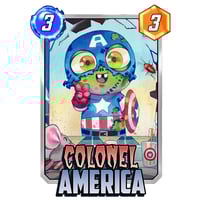 Image 2 of Marvel Snap! Zombie Colonel America (Original Art)