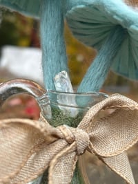 Image 3 of Blue Mushrooms In Oil Cruet