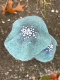 Image 2 of Blue Mushrooms In Oil Cruet