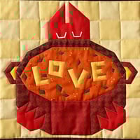 Image of "All My Love Mixed In" Wall Hanging Quilt