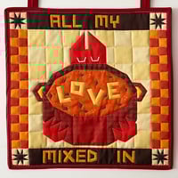 Image of "All My Love Mixed In" Wall Hanging Quilt