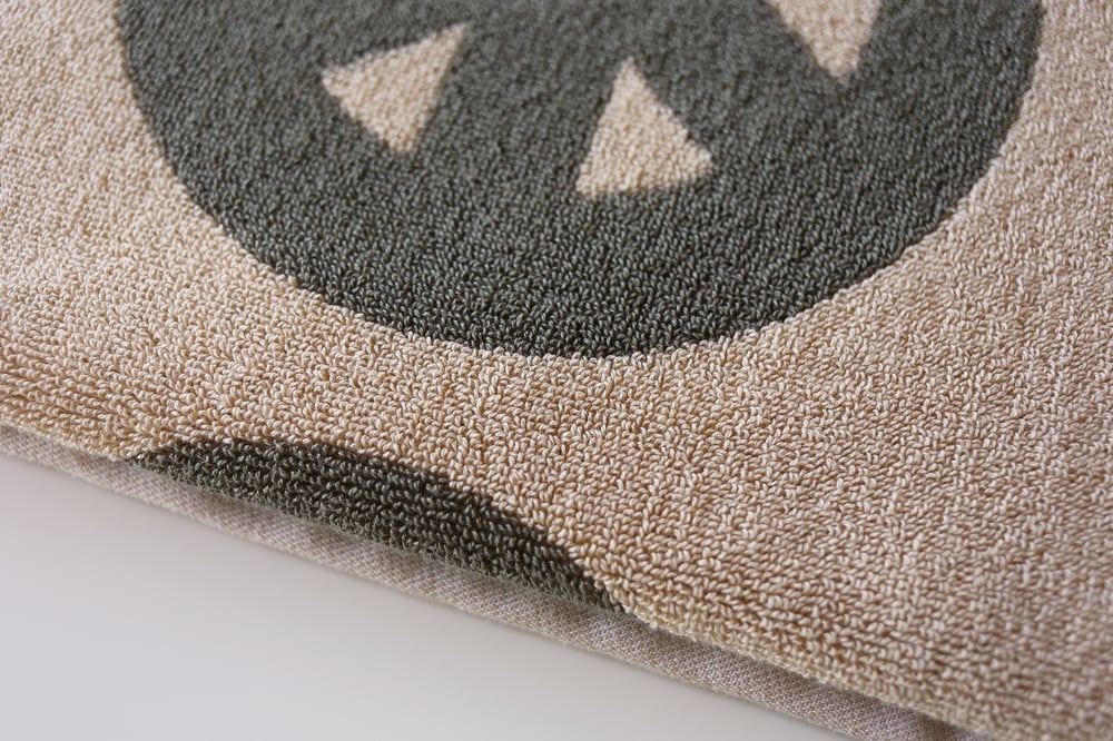 Image of PEACE Towel <div> Earth & Tan </div>