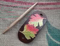 Image 1 of Hawthorn leaf hair barrette