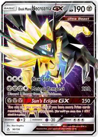 Dusk Mane Necrozma GX - SM - Ultra Prism - Near Mint
