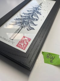 Image 2 of Original ink tree 2 Black Wooden Frame