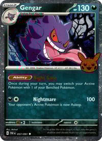 Gengar (Cosmos Holo) - Trick or Trade BOOster Bundle 2024 - Near Mint