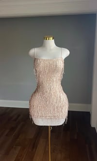 Image 1 of Estrella sequin mini dress