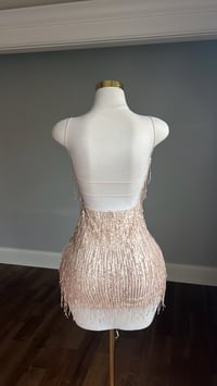 Image 5 of Estrella sequin mini dress
