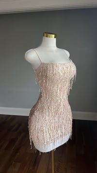 Image 3 of Estrella sequin mini dress