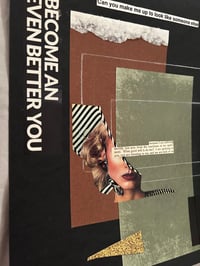 Image 3 of A Plight of Social Media - OOAK Collage - Paper Collage - Collage and Pencil - Original Art 