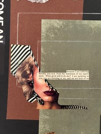 Image 4 of A Plight of Social Media - OOAK Collage - Paper Collage - Collage and Pencil - Original Art 