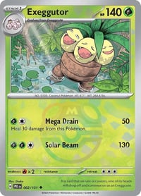 Exeggutor (Master Ball Pattern) - SV: Prismatic Evolutions - Near Mint
