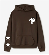 Image 1 of BROWN SIETE HOODIE SET 