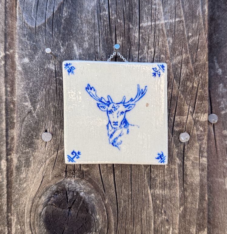 Image of Deer Mini Porcelain Tile