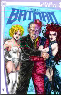 Image 2 of 9 x 12 CUSTOM COMIC ILLUSTRATION – FULL COLOR or BLACK & WHITE 🖍️