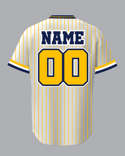 Image of Murphy Yellow Stripe Button Up Jersey