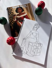 Image 5 of Santa Baby Coloring Book 25pages 