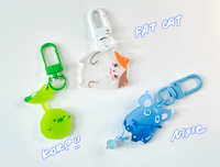 Image 1 of ffxiv even more minions frosted keychain