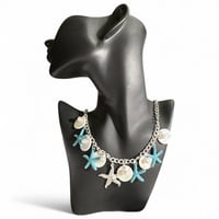 Image 2 of PRETTY LITTLE THING- SILVE STARFISH CHARM NECKLACE