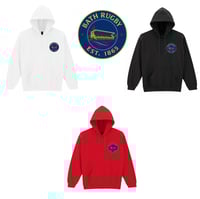 Image 5 of Bath Rugby Fan Hoodie | Blue, Black & Whites Rugby Hoodie | Gift for Bath Rugby Supporters