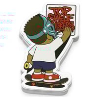 Image 1 of Top Shelf Laminated Vinyl Stickers