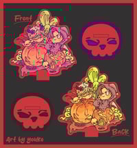 Image 1 of Halloween Ivantill acrylics 