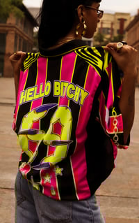 Image 2 of HELLO BITCHY FOOTBALL SHIRT