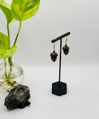 Image 2 of Handmade Polymer Clay Acorn Earrings