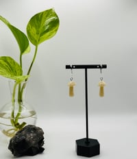 Image 2 of Opal Inspired Mushroom Earrings