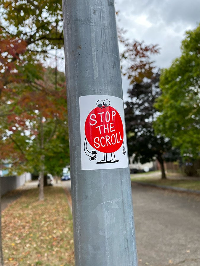 STICKERS (3) STOP THE SCROLL Image 5