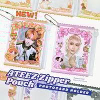 Image 1 of ATEEZ ZIPPER POUCH PHOTOCARD HOLDER (ready stock)
