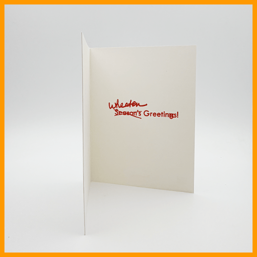 Image of WHEATEN IN A WREATH - SINGLE CARD