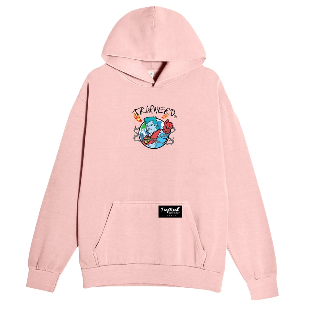 SAVE THE PLANET HOODIE (SALMON)