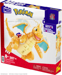Image 2 of MEGA Pokémon Building Toy Kit Dragonite (387 Pieces) With Motion