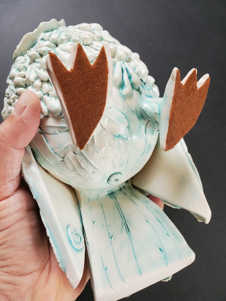 Snowy Feathered Owl #1 Image 4