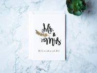 Mr & Mrs - Made for each other