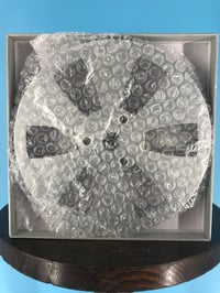 Image 4 of Burlington Recording 1/4" x 7" Heavy Duty SILVER Trident Metal Reel in Silver Box - 6 Windage Holes