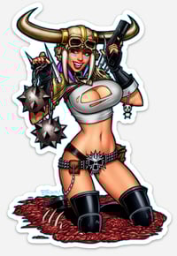 Image of Copy of Kim the Delusional Campbell Homage Die Cut Sticker