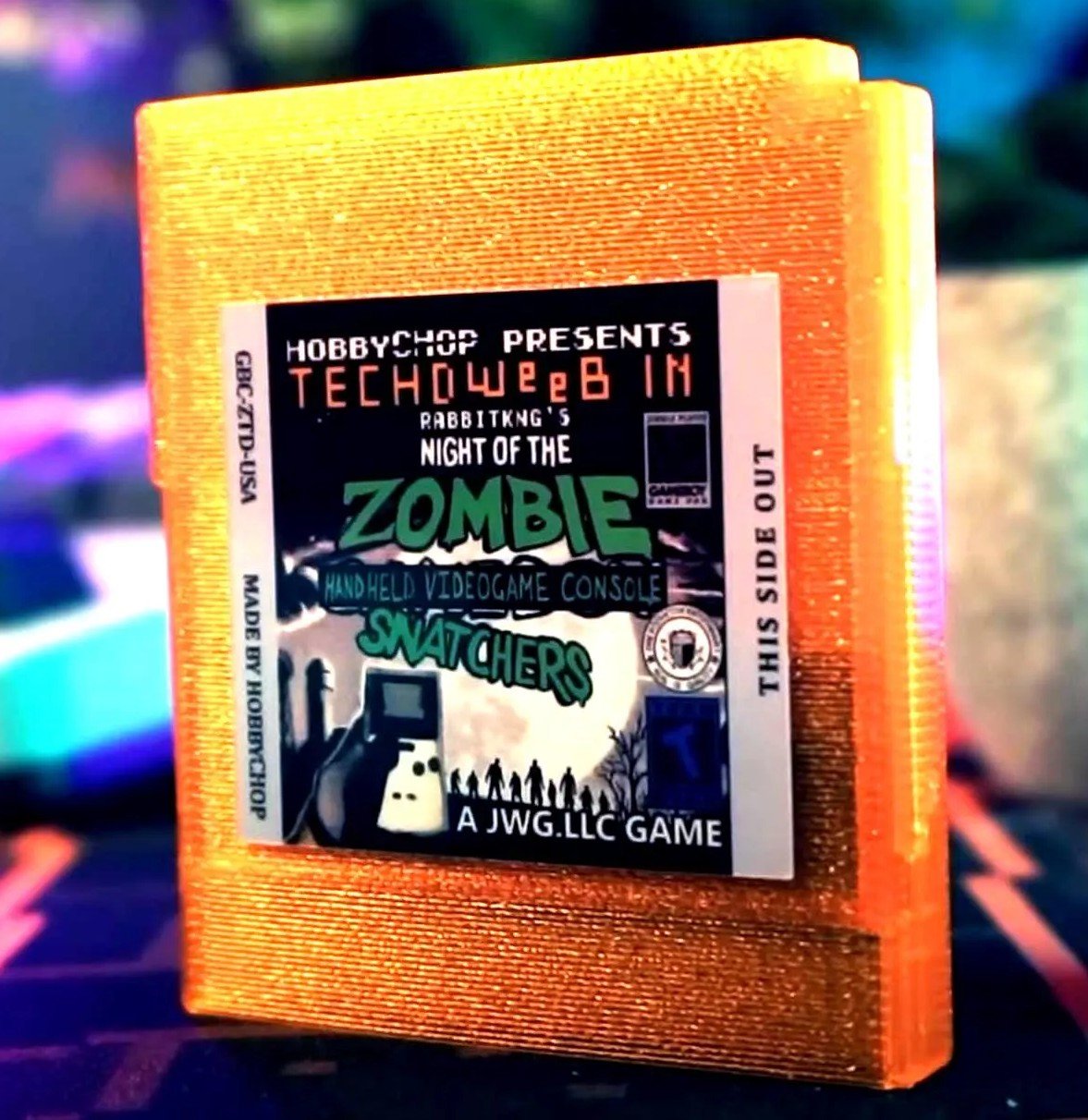 Techdweeb Zombies - Puzzle Platformer - GBA/GBC Cartridge | HobbyChop