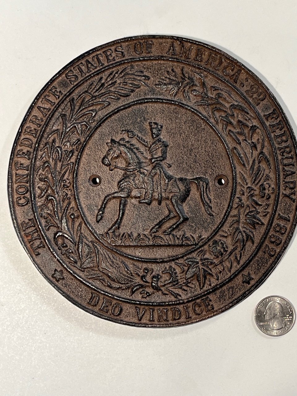 #177-CIVIL WAR SALE: VINTAGE & RARE SEAL OF THE CONFEDERACY