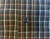 Image 5 of Real McCoys joe mccoy jeans vintage style woven plaid shirt, fits M/L