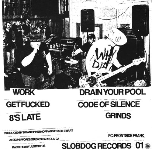 Image of Curb Creeps - Limited Edition 7" Red Vinyl Small Hole 6 Song EP in Poly Bag